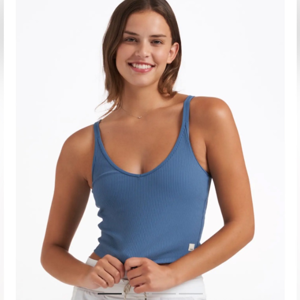 Vuori Blue Tank Top